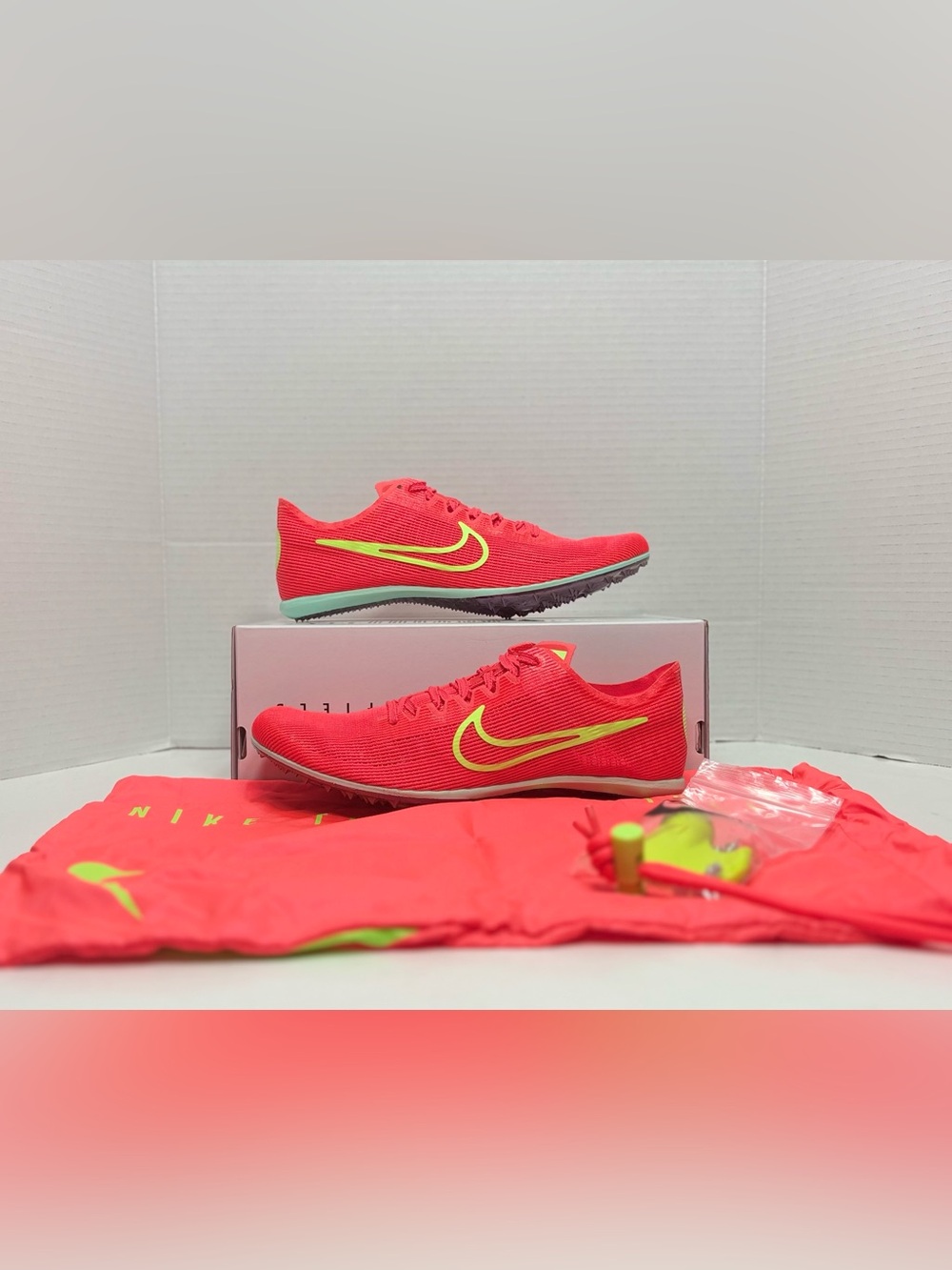 NEW Nike Zoom Mamba 6 Track & Field Spikes Shoes DR2733-601 w/ spikes & bag